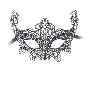 H�j kostumebal maske, sort 