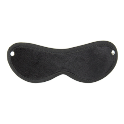 Blindfold med bl�dt stof, sort