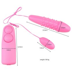 Dual fun �g+dildo - pink