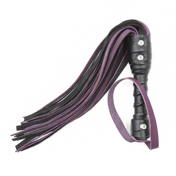 King &amp; queen flogger 56cm - lilla/sort