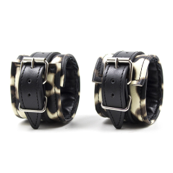 Leopard deluxe justerbare h�ndjern manchetter 