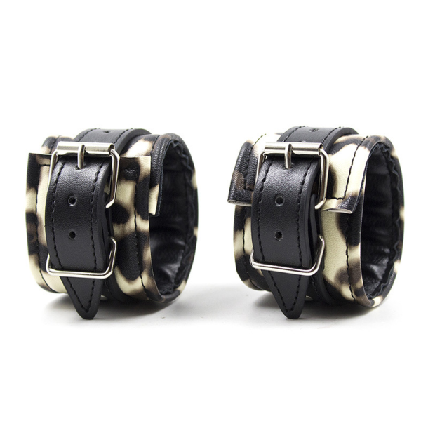 Leopard deluxe justerbare h�ndjern manchetter 
