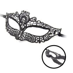 Kostumebal maske, sort 