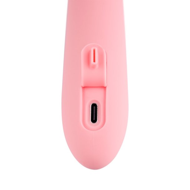 SVAKOM - MORA NEO - INTERAKTIV KANINVIBRATOR MED ST�DPERLER - Fersken