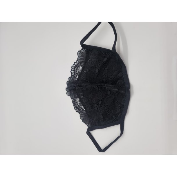 Mundbind m blonder sort