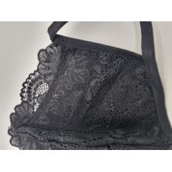 Mundbind m blonder sort