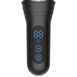 RIMBA TOYS  ORGASTOBATOR 02  MANDLIGE ONANER  SORT &amp; TRANSPARENT