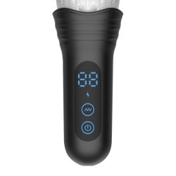 RIMBA TOYS  ORGASTOBATOR 03  MANDLIG ONANER  SORT &amp; TRANSPARENT