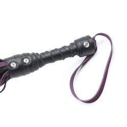 King &amp; queen flogger 56cm - lilla/sort