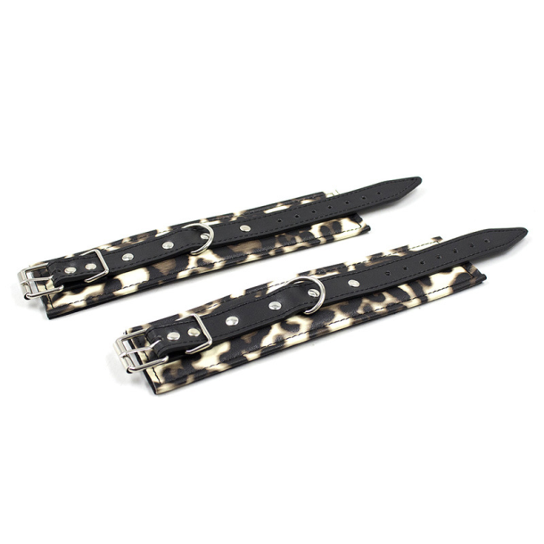 Leopard deluxe justerbare h�ndjern manchetter 