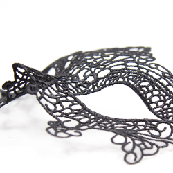 H�j kostumebal maske, sort 