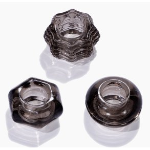 Penisringes�t 3 stk. crystal power