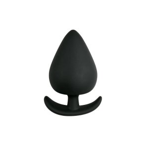 Sort silikone buttplug small