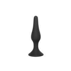 Lille silikone buttplug - sort