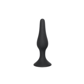 Lille silikone buttplug - sort