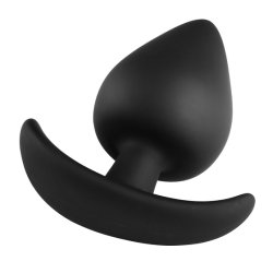 Analplug med st�lkugle silikone - small