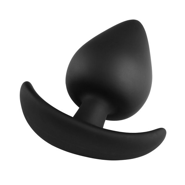 Analplug med st�lkugle silikone - small