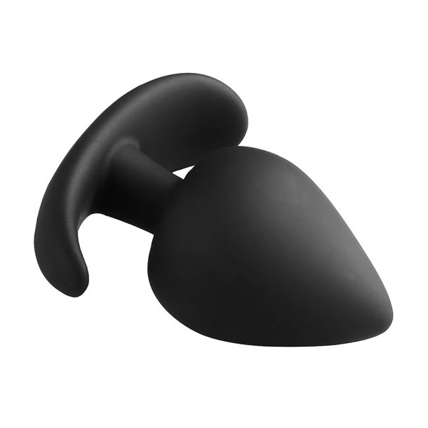 Analplug med st�lkugle silikone - small