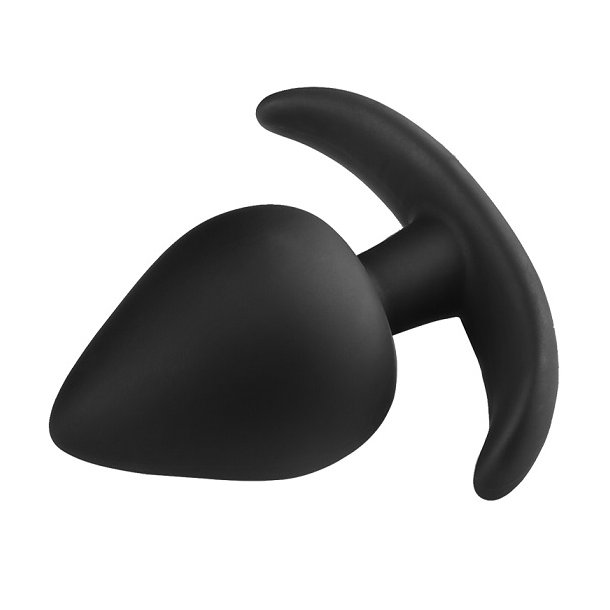 Analplug med st�lkugle silikone - small