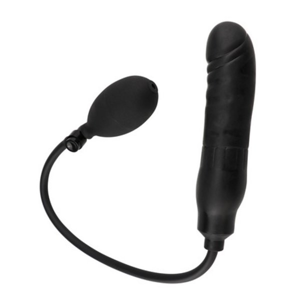 Oppustelig dildo sort