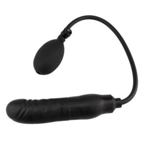 Oppustelig dildo sort