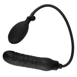 Oppustelig dildo sort