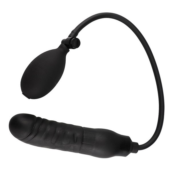 Oppustelig dildo sort