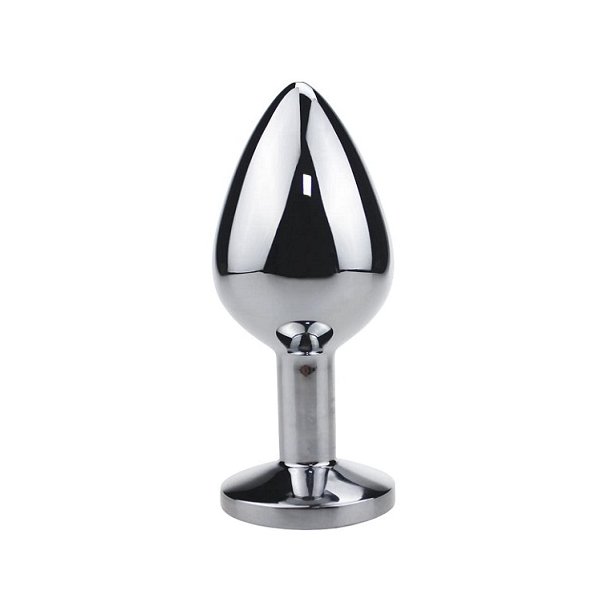 St�l analplug small, purple diamant