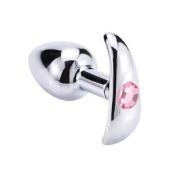 Pink pearl analplug - small