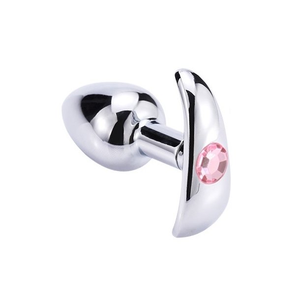 Pink pearl analplug - small