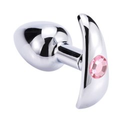 Pink pearl analplug - small