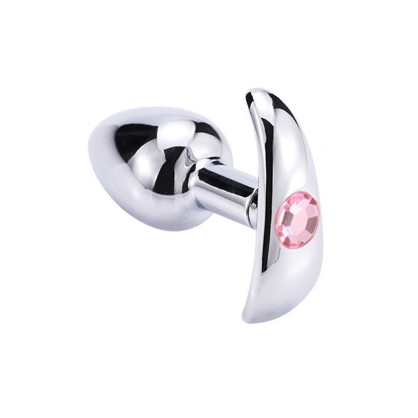 Pink pearl analplug - small