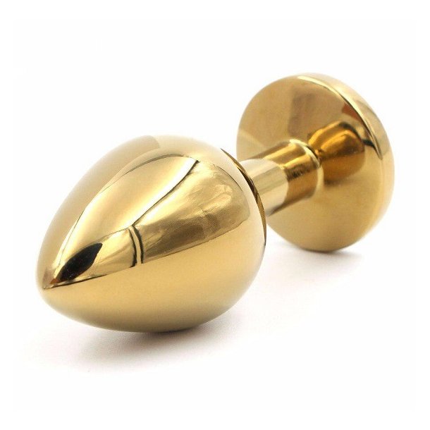 Golden analplug - stor