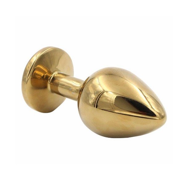 Golden analplug - stor