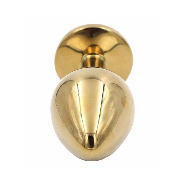 Golden analplug - stor