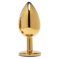 Golden analplug - stor