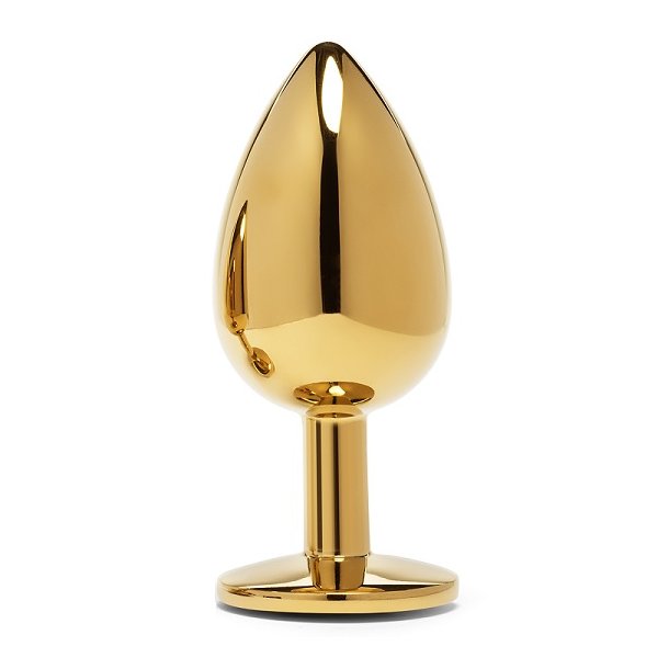 Golden analplug - stor