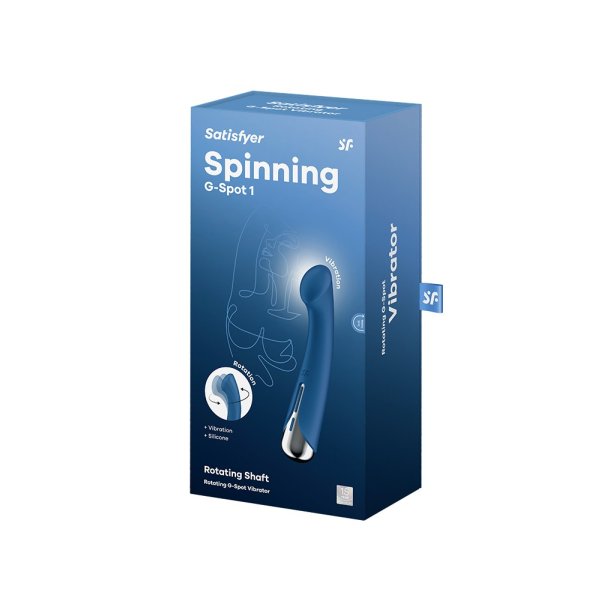 SATISFYER - SPINNING G-SPOT 1 - G-SPOT VIBRATOR - BL�