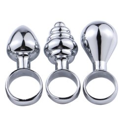 Analplug st�l multipack 3 stk