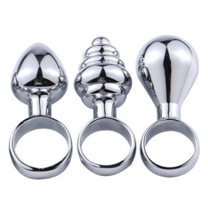 Analplug st�l multipack 3 stk