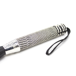 Hardcore SM pisk - silver/black