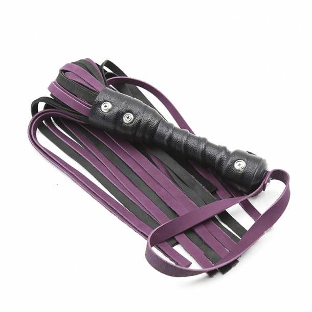 King &amp; queen flogger 56cm - lilla/sort