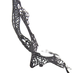 H�j kostumebal maske, sort 