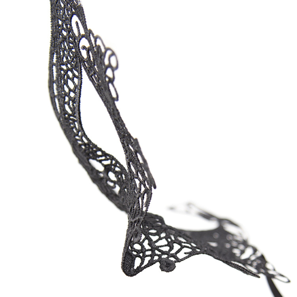 H�j kostumebal maske, sort 