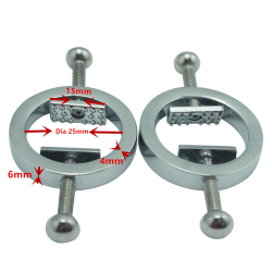 Nipple clamps st�l &amp; skruer