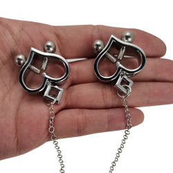Nipple clamps heartshape k�de