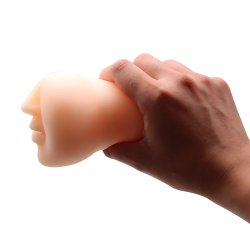 Onani stroker med mund og t�nder