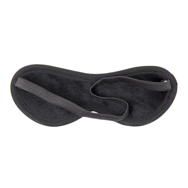 Blindfold med bl�dt stof, sort