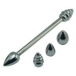 Dobbelt analplug inkl. 4 plugs