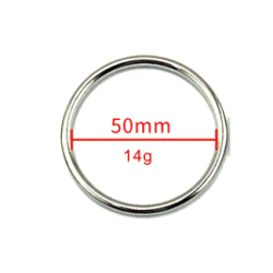 Penisring i st�rkt og rent st�l, 5cm